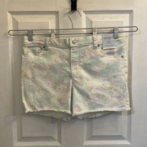 NWT Cat & Jack Girls XL (14–16) Tie Dye Cutoff Shorts Stretch Waist